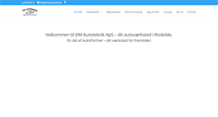 Desktop Screenshot of dmautoteknik.dk