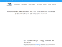 Tablet Screenshot of dmautoteknik.dk